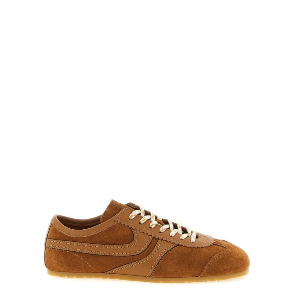 Dries Van Noten Men Suede Sneakers